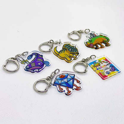 【BGBE現地受取】アクリルキーホルダー 5種類セット